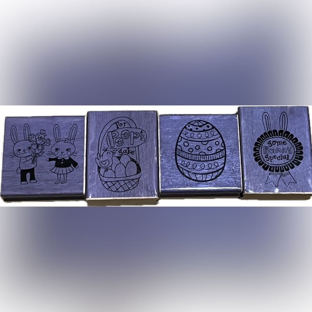 New Easter Theme Border Rubber Stamp Scrapbooking Craft Art Journal
